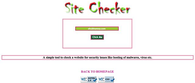 Site Checker by Shubhamoy